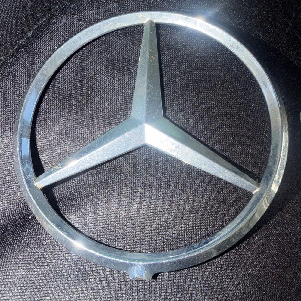 Mercedes Benz Star hood ornament emblem badge logo OEM Genuine Original Factory
